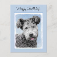 Pumi Painting - Niedliche Original Hunde Kunst