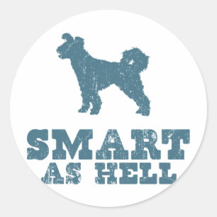 Pumi Runder Aufkleber