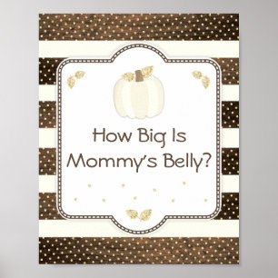 Pumkin Baby Duwer Mommy's Bauchelspiel, Wood Elvor Poster