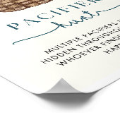 Pumkin Baby Showroom Schnuller Hunt Game Sign Poster (Ecke)