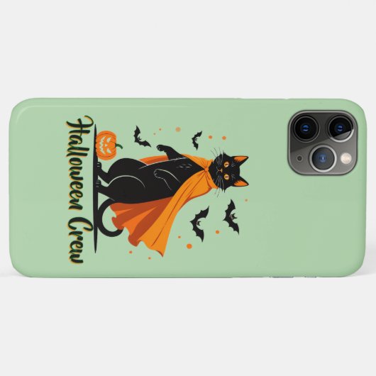 Pumkin Black Cat Halloween Case-Mate iPhone Hülle (Rückseite (Horizontal))