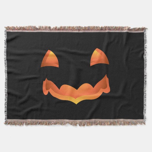 Pumkin Blanket Fun Halloween-Knöcheldekor Decke (Vorderseite)