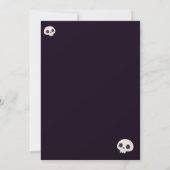 Pumkin Carving Party Halloween Einladung (Rückseite)