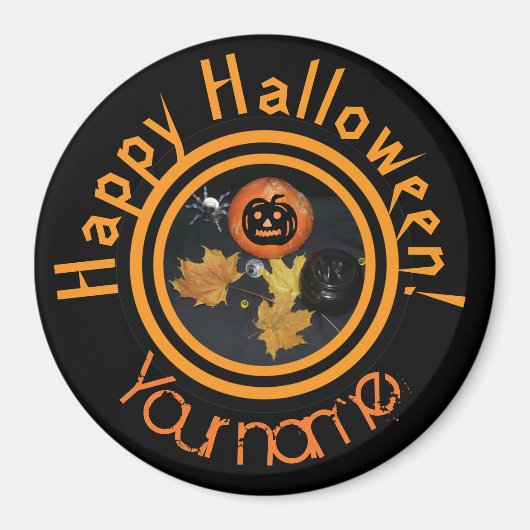 Pumkin Halloween Dekoration Magnet (Vorne)