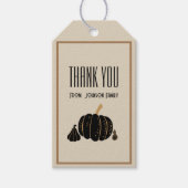 Pumkin halloween Fall Danke, dass ihr einen eigene Geschenkanhänger (Vorderseite)