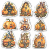 Pumkin House Autumn Sticker Pack (Vorderseite)