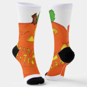 Pumkin-Jack-o-Latern-Socken Socken (Gewinkelt)