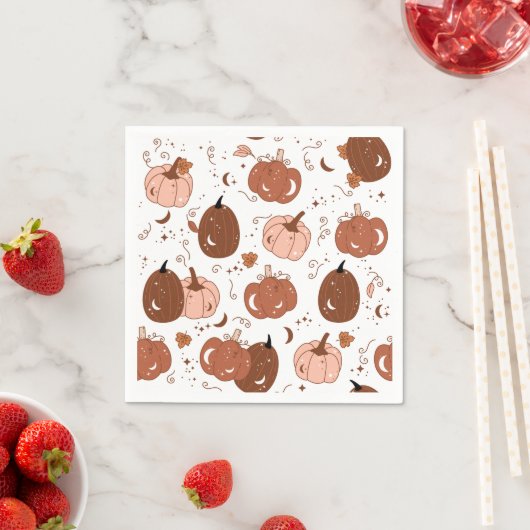 Pumkin Patch 50 Cocktail Papier Napkin Serviette (Beispiel)