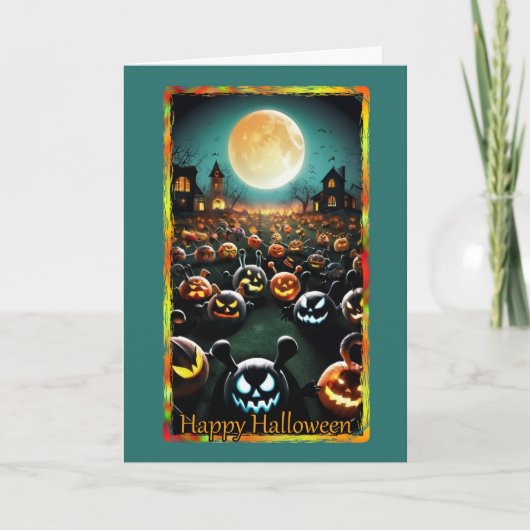 Pumkin Patch Halloween Card Karte (Vorderseite)