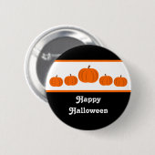Pumkin Row Halloween Button (Vorne & Hinten)