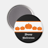 Pumkin Row Halloween Magnet (Vorderseite/Rückseite)