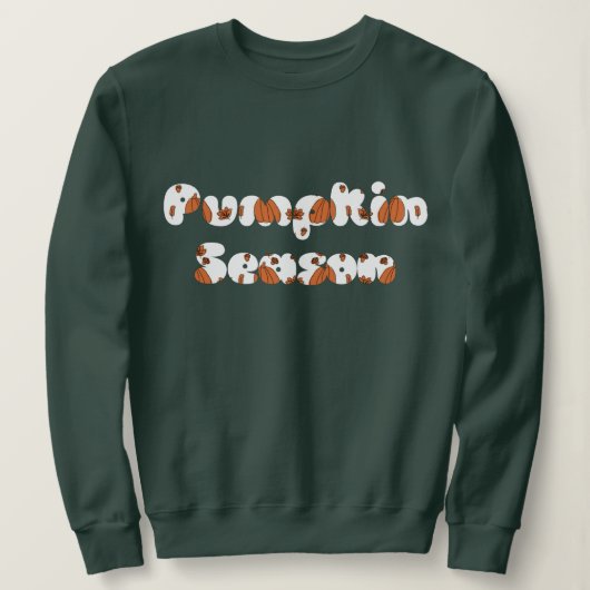 Pumkin Season Fall Sweatshirt Tshirt Custom Top (Design vorne)