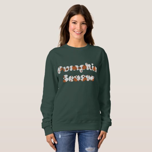 Pumkin Season Fall Sweatshirt Tshirt Custom Top (Vorne ganz)