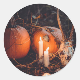 Pumkin Skull Halloween Stickers