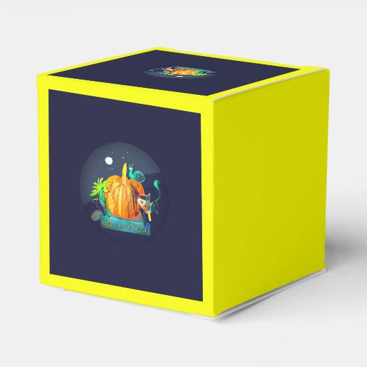 Pumkin Trick oder Leckkasten Halloween Animes & Mo Geschenkschachtel (Rückseite)