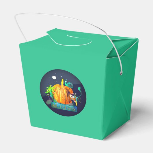 Pumkin Trick oder Leckkasten Halloween Animes & Mo Geschenkschachtel (Rückseite)