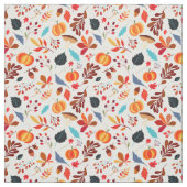 Pumkin und Blätter Muster Stoff (Muster)