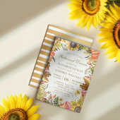 Pumkins Hochzeitsessen der Probe im Herbst Einladung