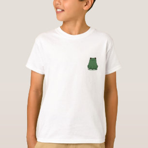 Pummeliger grüner Frosch Kinder T-Shirt