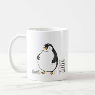 Pummeliger Pinguin-Lehrer-Mug - Lustiges Lehrerges Kaffeetasse