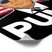 Pump Bitcoin Funny Trump 2024 Crypto Poster (Ecke)