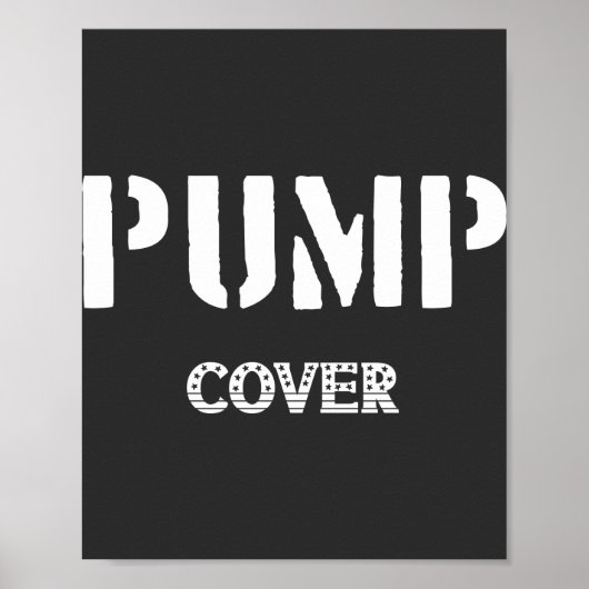 Pump Cover Gym Workout Fitness Poster (Vorne)