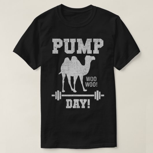 Pump Day Hump Day Camel Gewicht Lifting Training G T-Shirt (Design vorne)