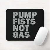 Pump Fists Not Gas Funny New Jersey Beach Souvenir Mousepad (Mit Mouse)