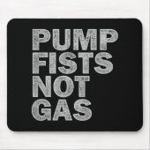 Pump Fists Not Gas Funny New Jersey Beach Souvenir Mousepad (Vorne)