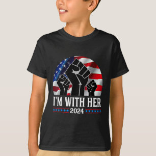 Pump ich bin mit ihrer Kamala Harris 2024 für Präs T-Shirt