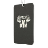 Pump it Ness Gym Sport Motivation Männer Frauen Ki Autolufterfrischer (Links)