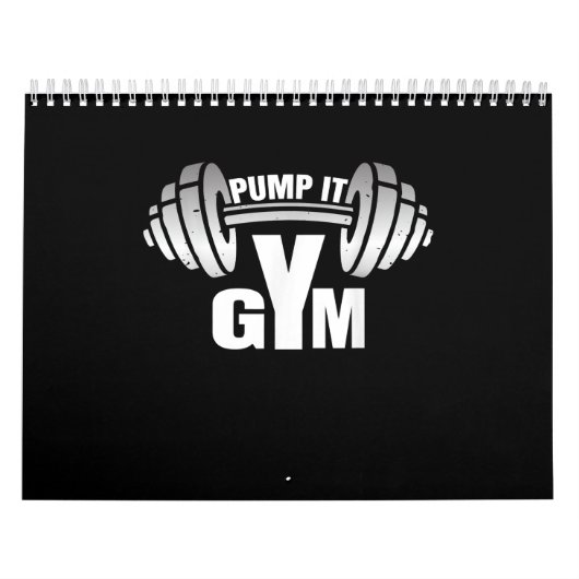 Pump it Ness Gym Sport Motivation Männer Frauen Ki Kalender (Titelbild)