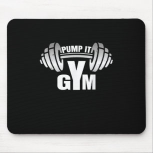 Pump it Ness Gym Sport Motivation Männer Frauen Ki Mousepad