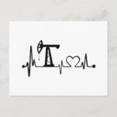 Pump Jack Heartbeat Postkarte (Vorderseite)
