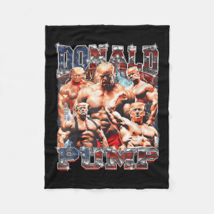 Pump macht Amerika wieder stark Trump 2024 Fleecedecke