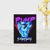 Pump Papi Powerlift Bodybuilding Fitness Traini Karte (Gelbe Blume)