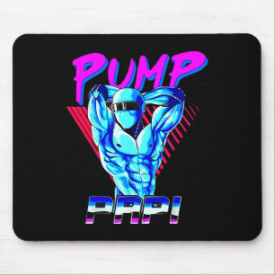 Pump Papi Powerlift Bodybuilding Fitness Traini Mousepad