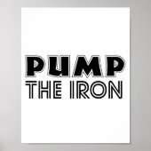 Pump the Eisen Pump Cover Gym Workout Poster (Vorne)