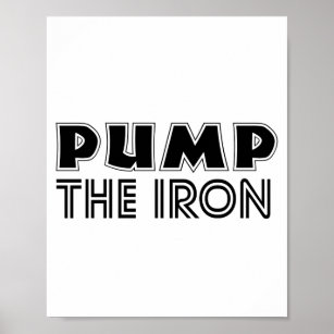 Pump the Eisen Pump Cover Gym Workout Poster