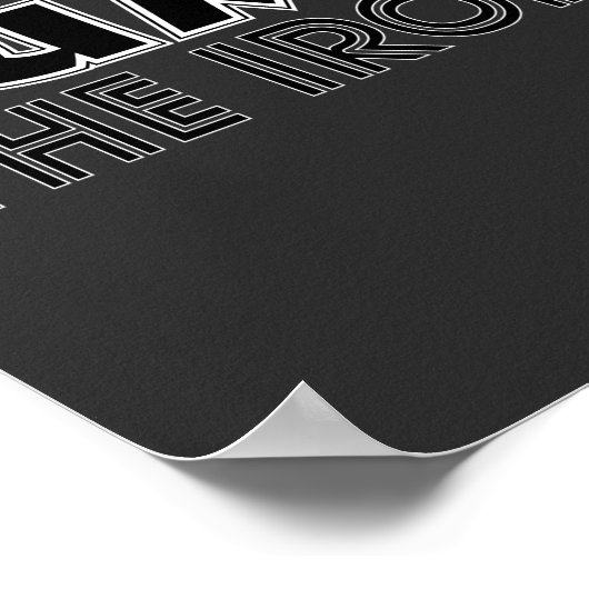 Pump the Eisen Pump Cover Gym Workout Poster (Ecke)