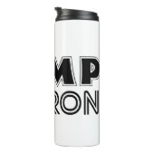 Pump the Iron Pump Cover Gym Workout Tumbler Thermosbecher (Nach rechts gedreht)