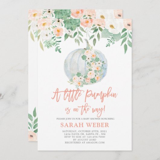 Pumpani Einladung (Vorne/Hinten)