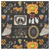 Pumpantrieb des Halloween-Heiligen Geisterpferdes Stoff (Nahaufnahme)