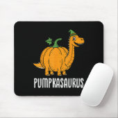 Pumpasaurus Halloween Funny Pumpkin Dinosaur Dino Mousepad (Mit Mouse)