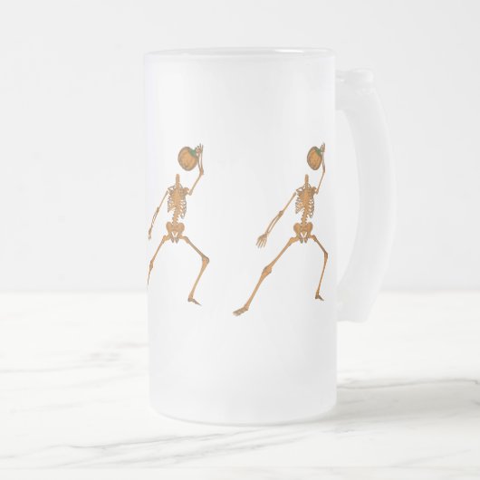 Pumpe Mattglas Bierglas (VorderseiteRechts)