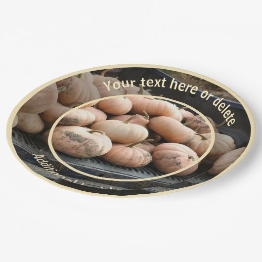 Pumpen auf Lkw Fall als Personalisiertes Party Pappteller (Schrägansicht)