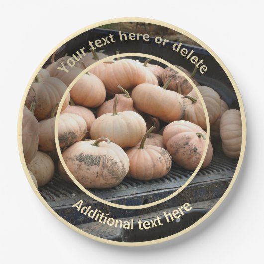 Pumpen auf Lkw Fall als Personalisiertes Party Pappteller (Vorderseite)