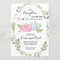 Pumpen Fall Gender Reveitation
