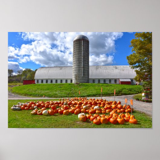 Pumpen für den Verkauf in Pennsylvania Farm Barn Poster (Vorne)