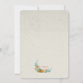 Pumpen in Wasserfarbe Einladung (Rückseite)